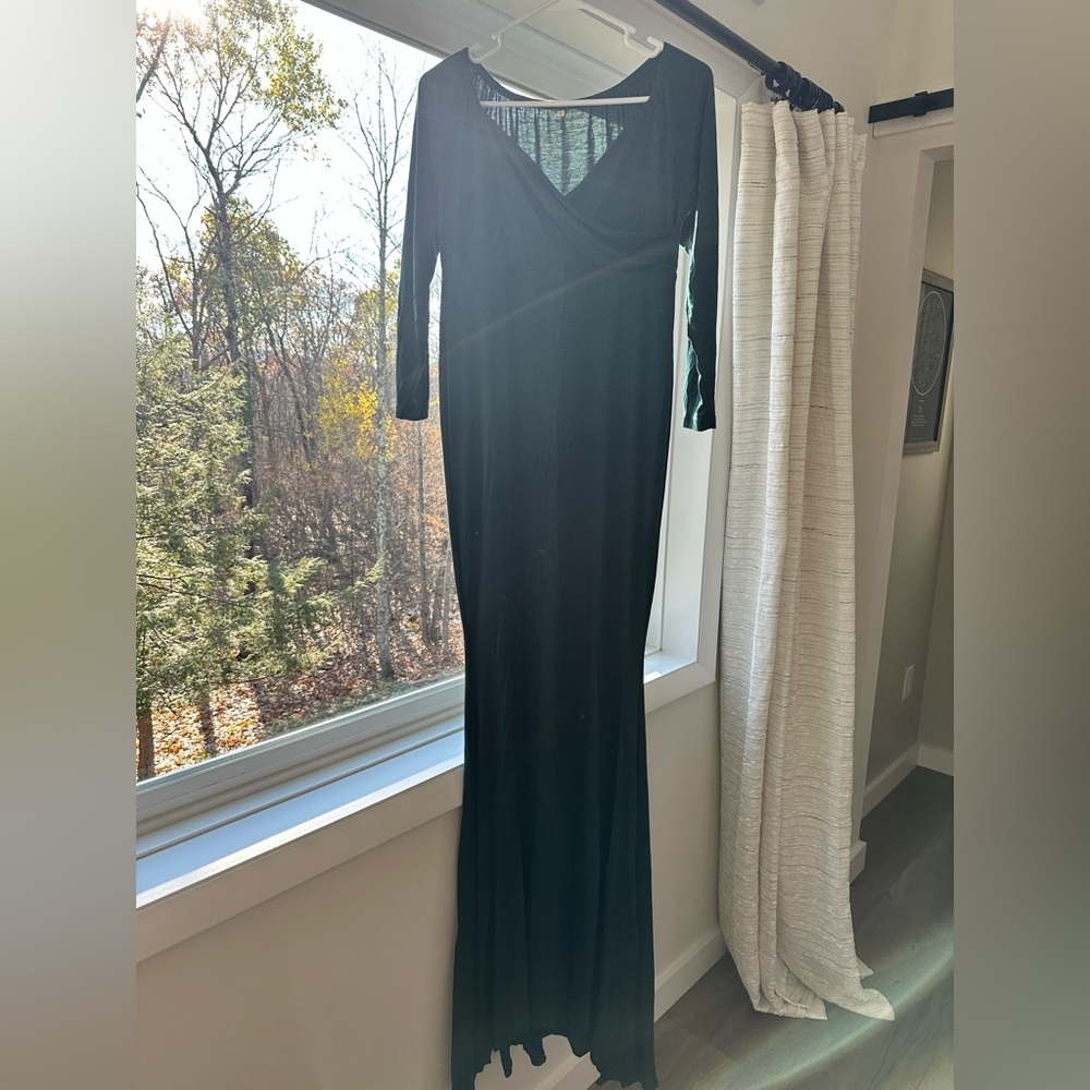 Green Maternity Gown